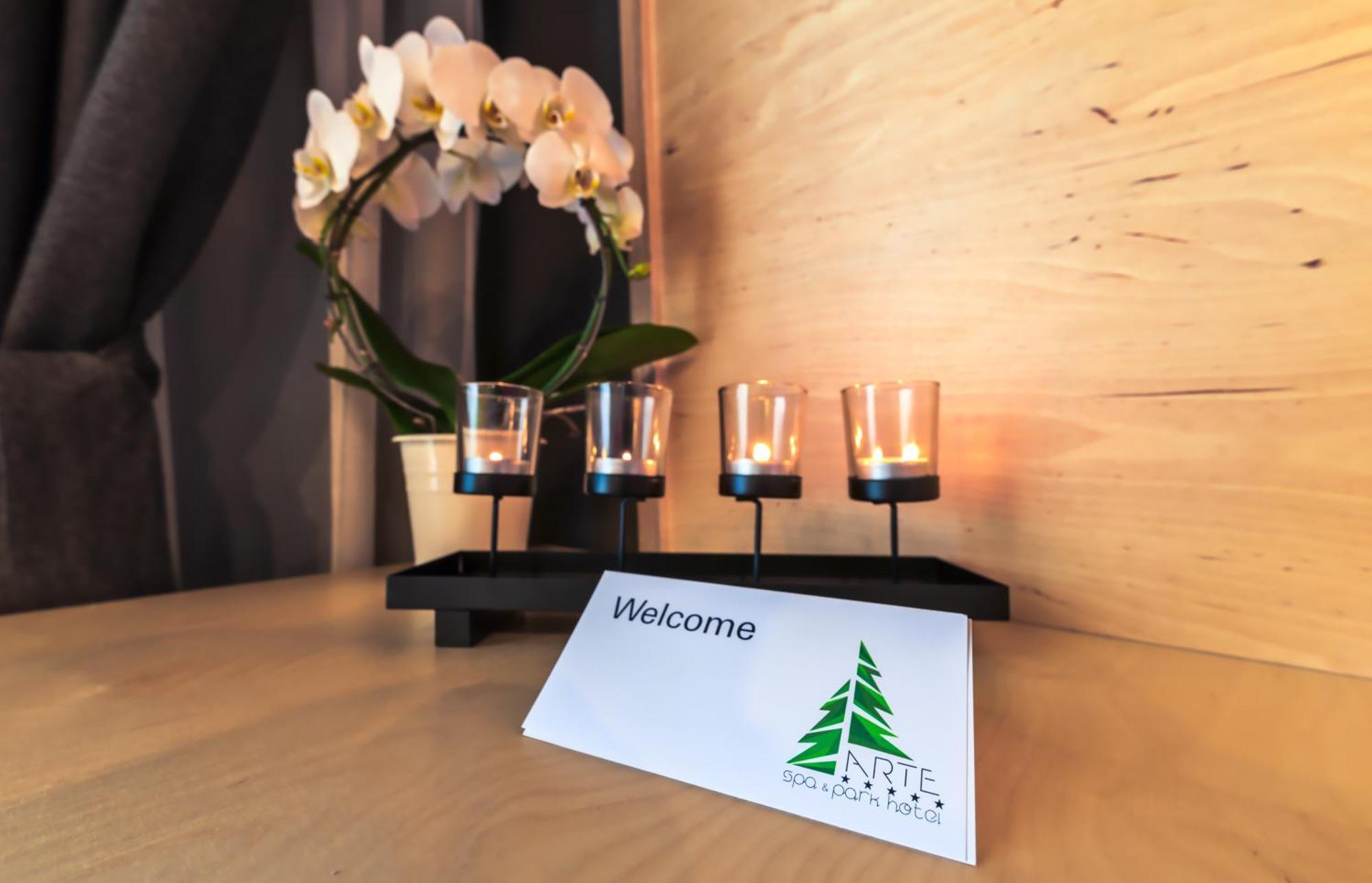 Hotel Arte Spa & Park Velingrad Bilik gambar Welcome card